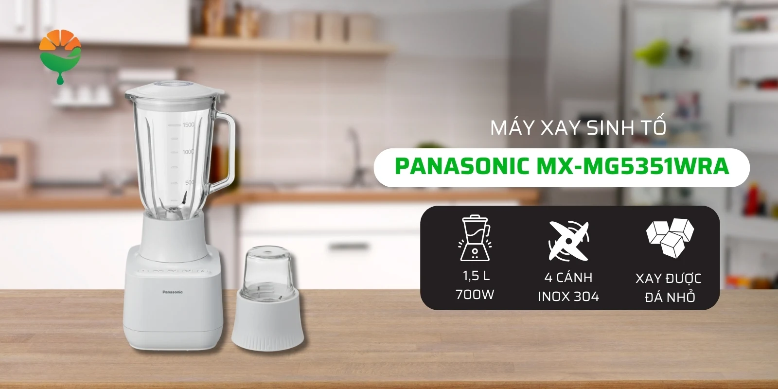 Máy xay sinh tố Panasonic MX-MG5351WRA