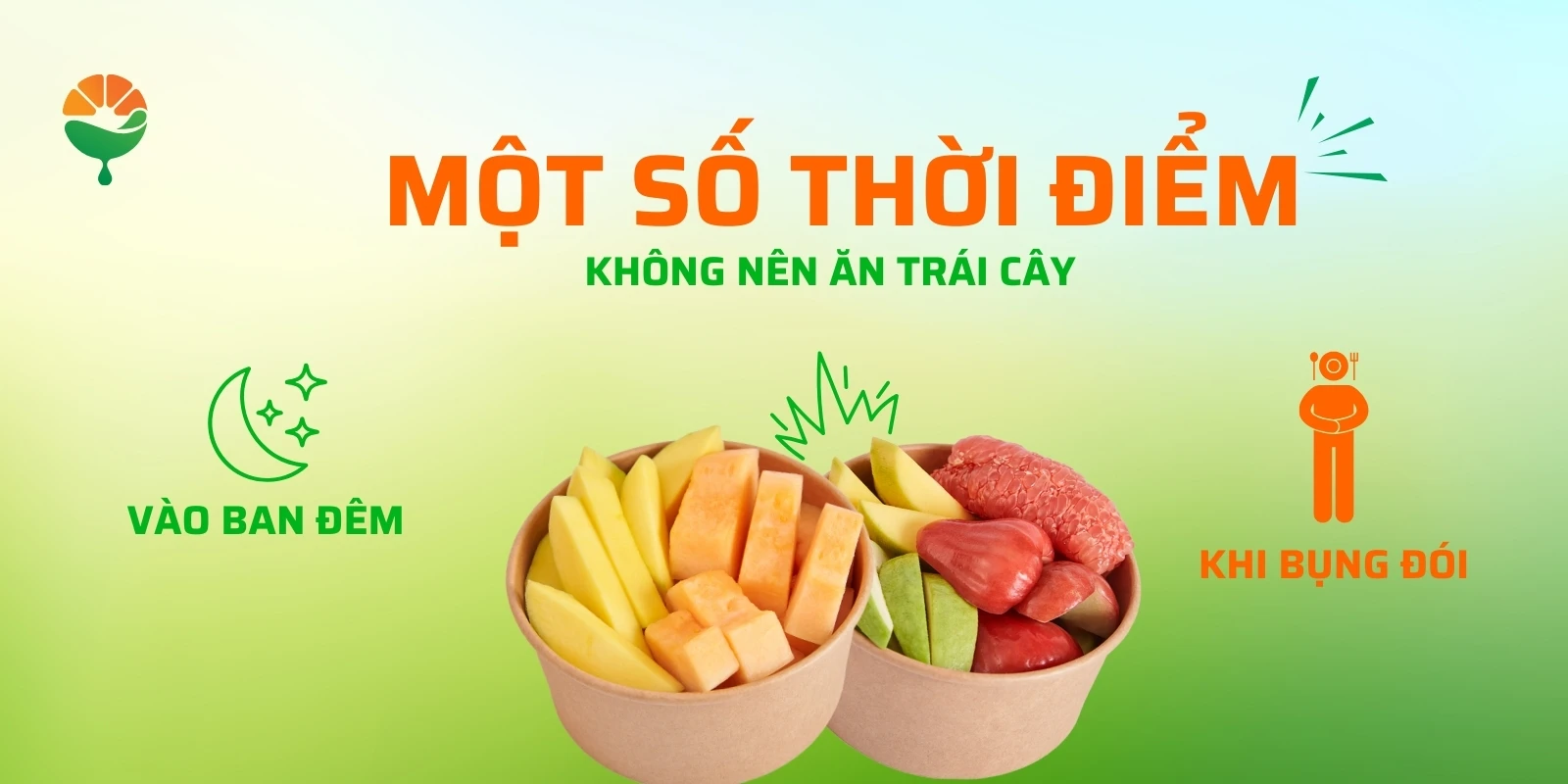 Một số thời điểm không nên ăn trái cây