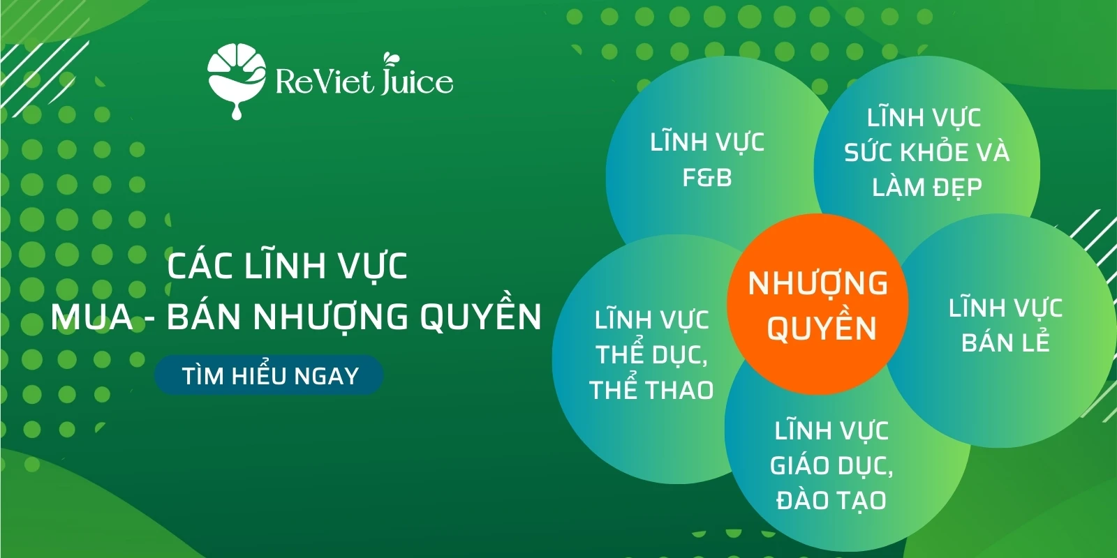 Những lĩnh vực hấp dẫn để mua - bán nhượng quyền