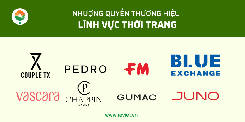 nhượng quyền thương hiệu lĩnh vực làm đẹp