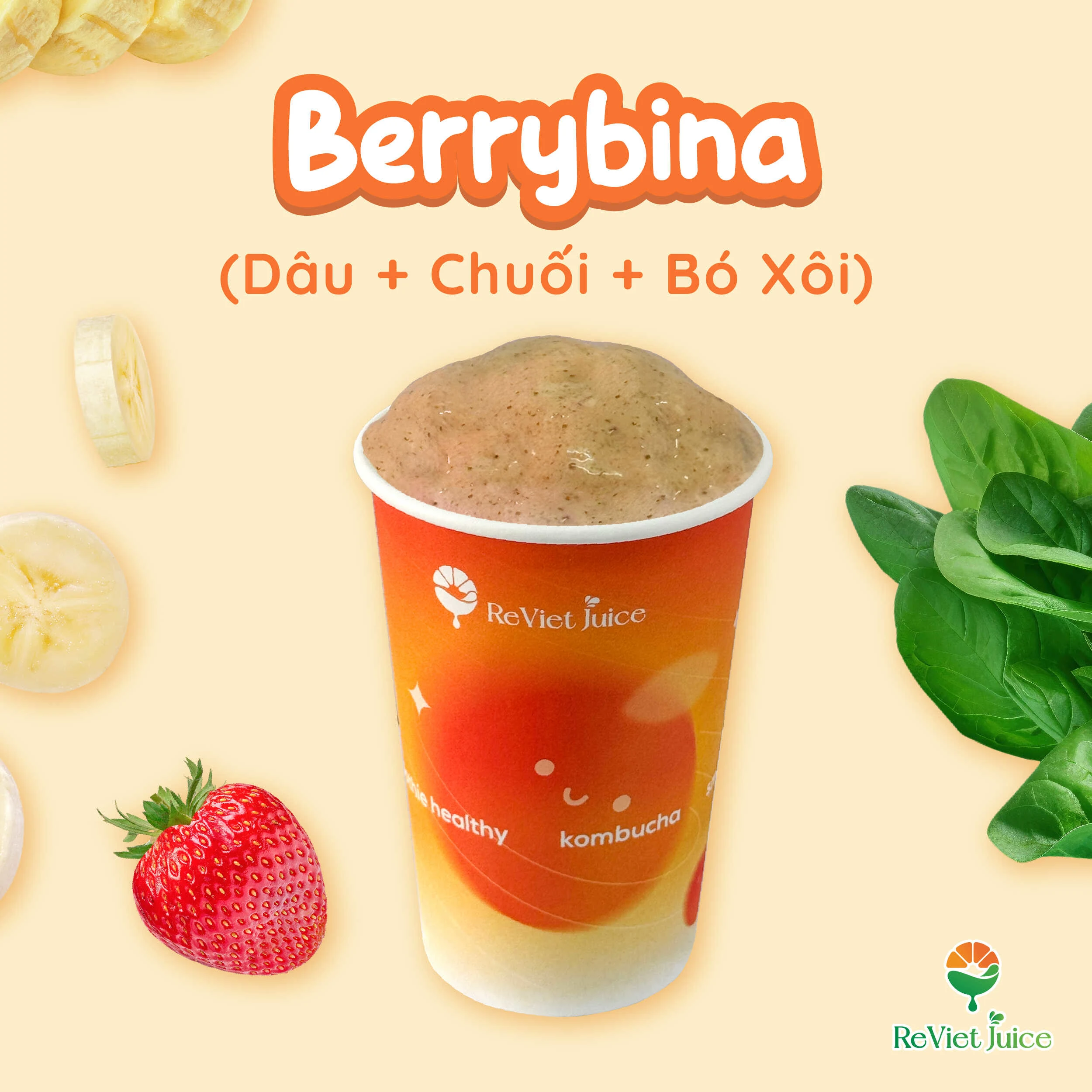 Sinh Tố Healthy Berrybina Sinh Tố Healthy Berrybina