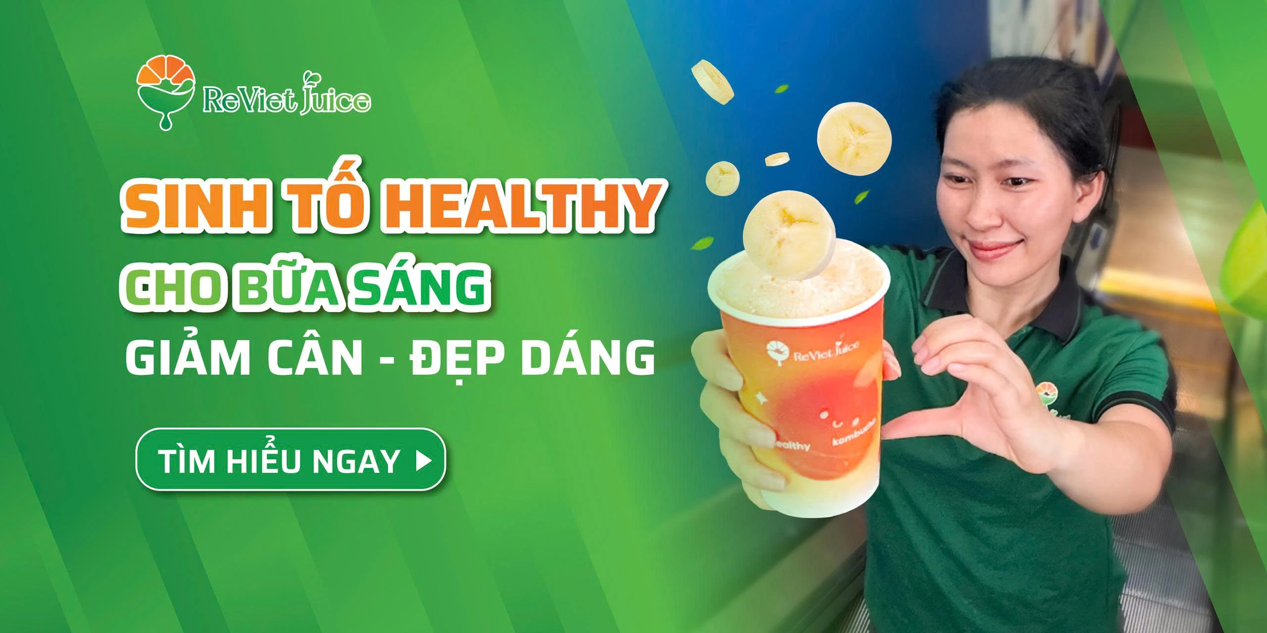 Sinh tố healthy cho bữa sáng, giảm cân nhanh, dễ đẹp dáng