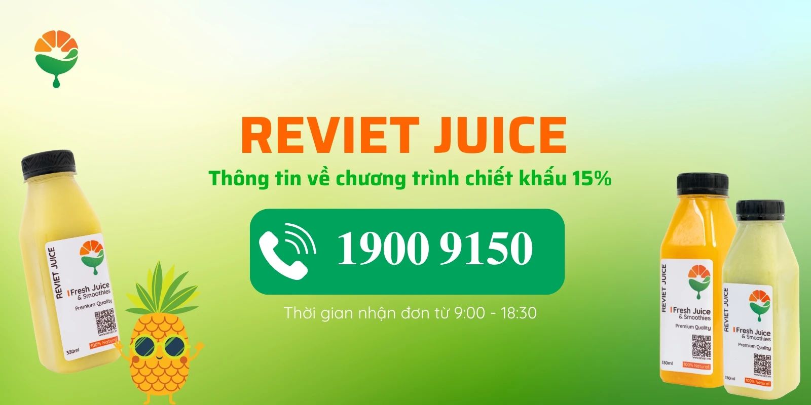 Thông tin về chương trình chiết khấu 15%