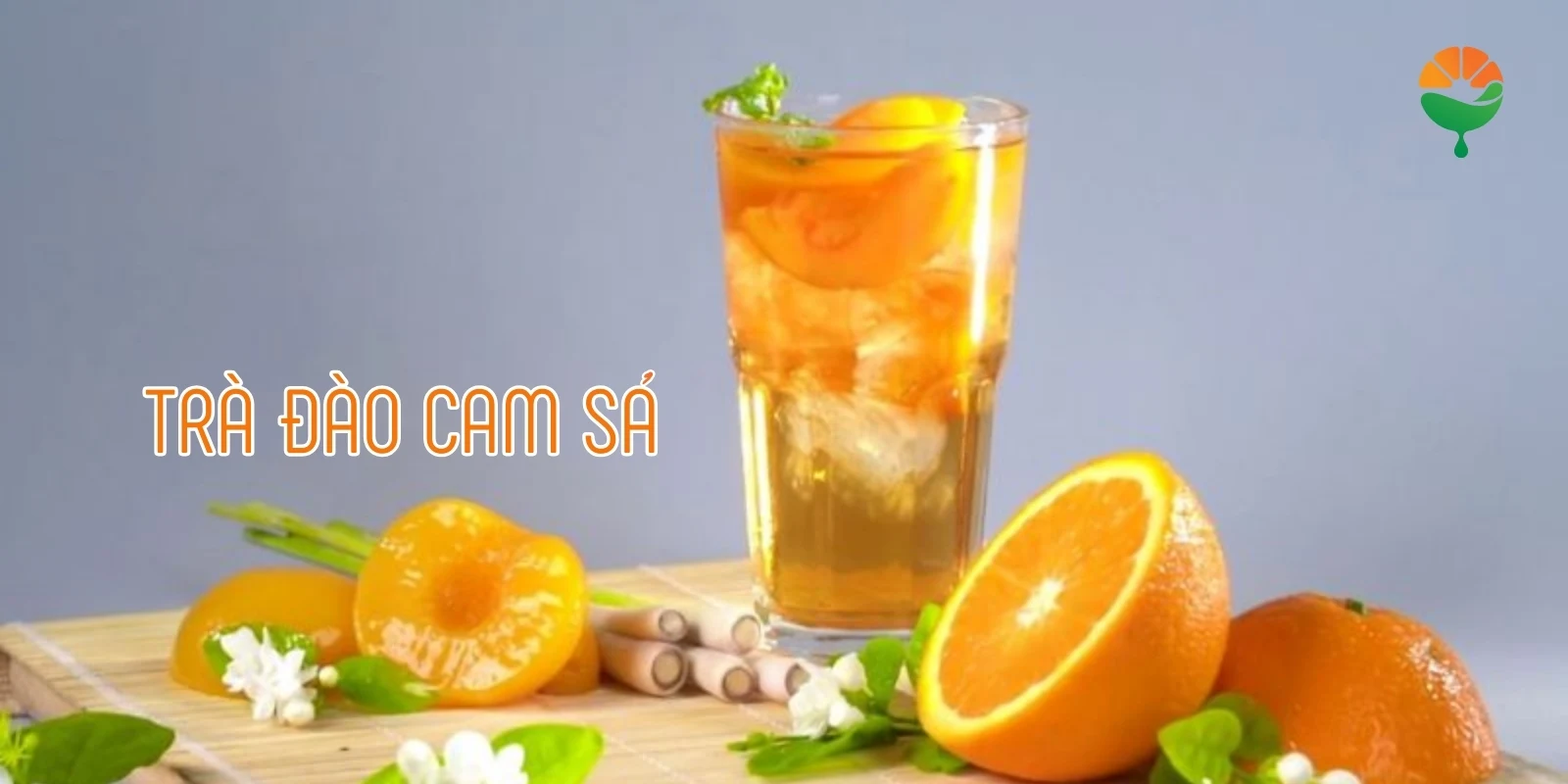 Trà đào cam sả