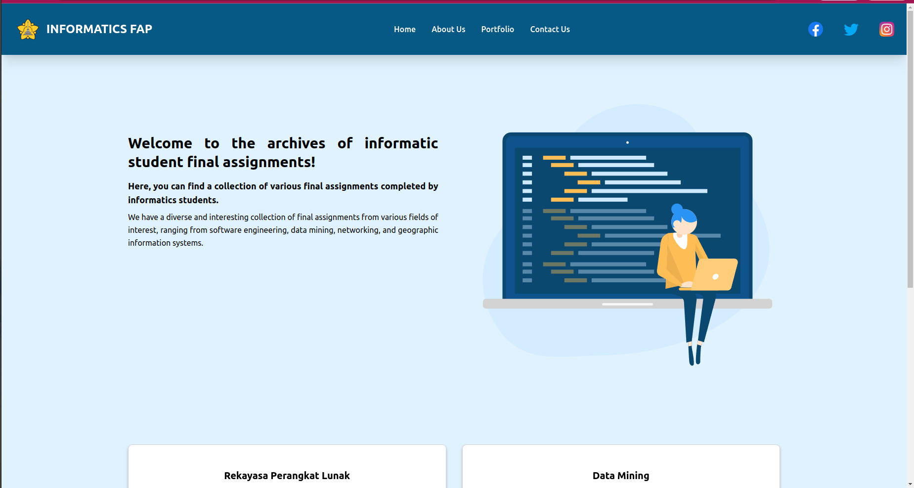 Informatics Final Assignment Portfolio project preview