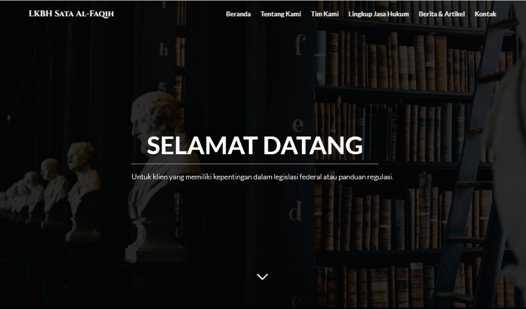 LKBH Sata Al-Faqih Website project preview