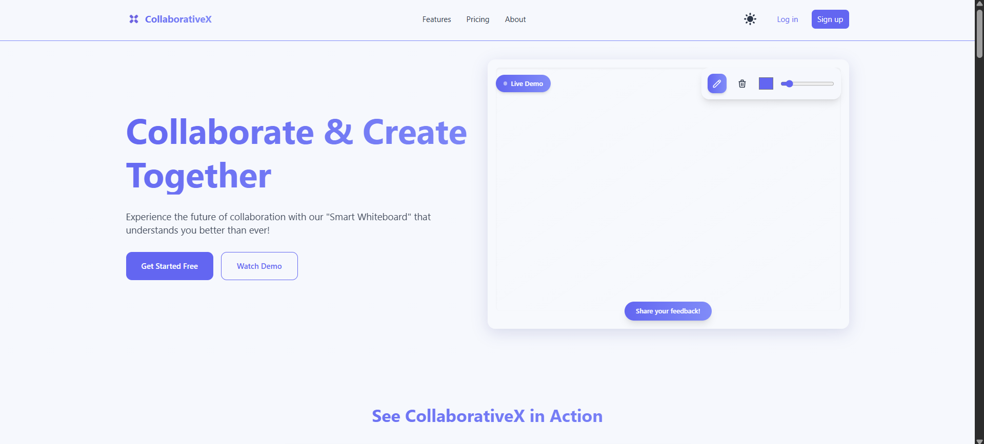 Collaborativex – AI Powered Whiteboard