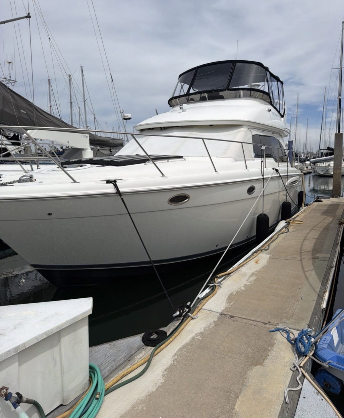 44-foot motoryacht in San Diego, part of the Fleet of Familiarity