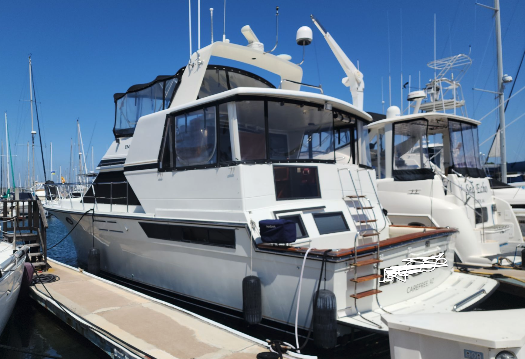 55ft Californian motoryacht — first trip to Mexico yacht training, San Diego to Ensenada