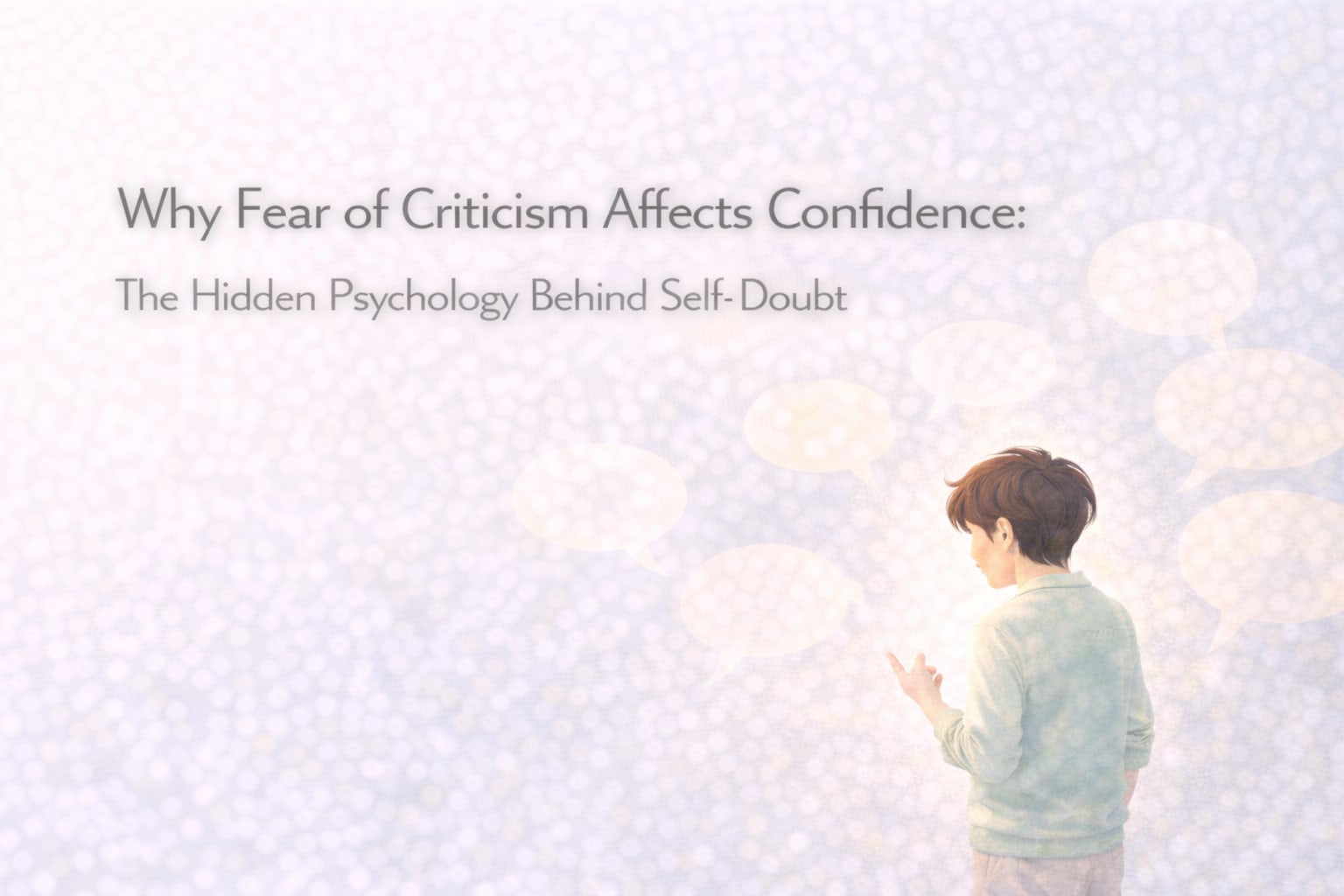 Why Fear of Criticism Affects Confidence: The Hidden Psychology Behind Self-Doubt