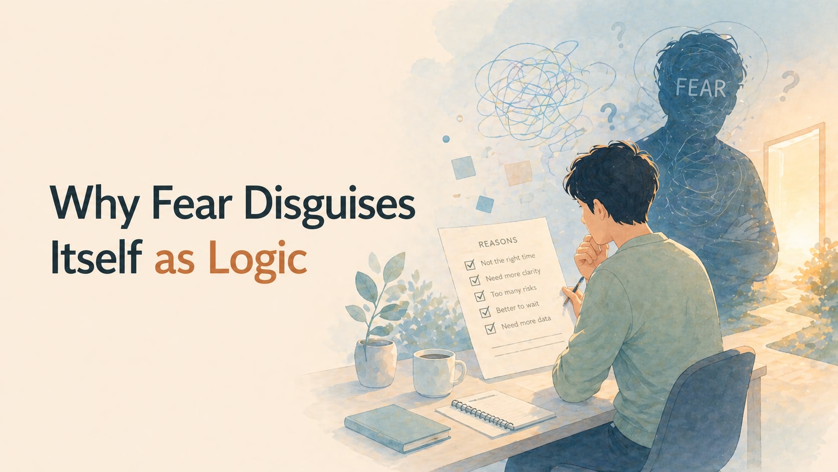Why Fear Disguises Itself as Logic: The Hidden Pattern Behind Rational Thinking