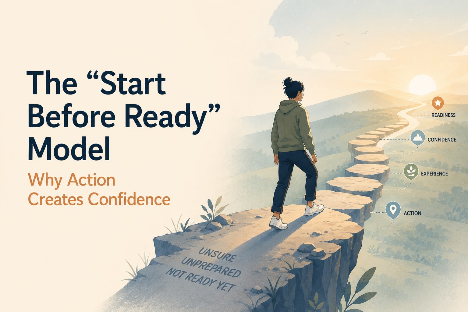 The “Start Before Ready” Model: Why Action Creates Confidence