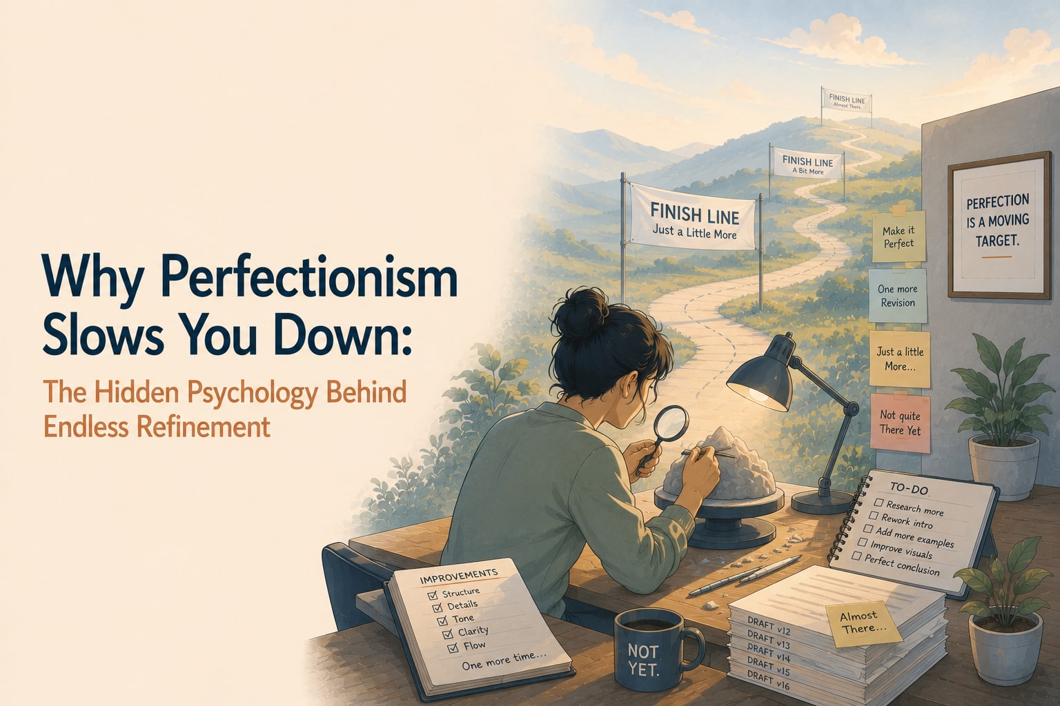 Why Perfectionism Slows You Down: The Hidden Psychology Behind Endless Refinement