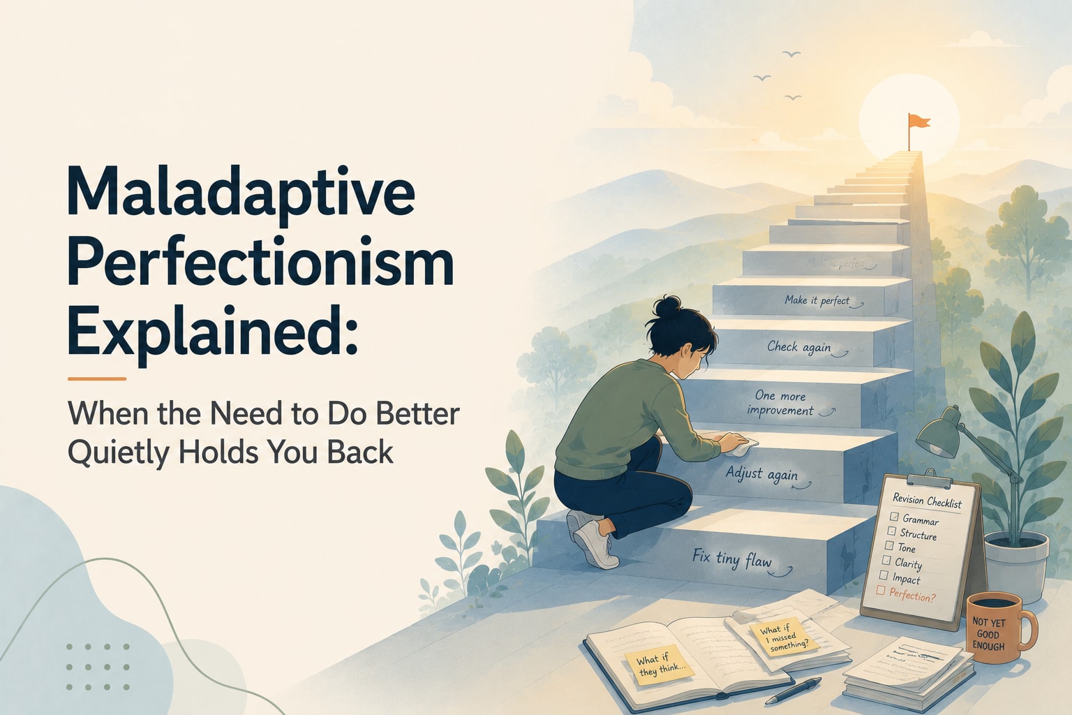 Maladaptive Perfectionism Explained: When the Need to Do Better Quietly Holds You Back