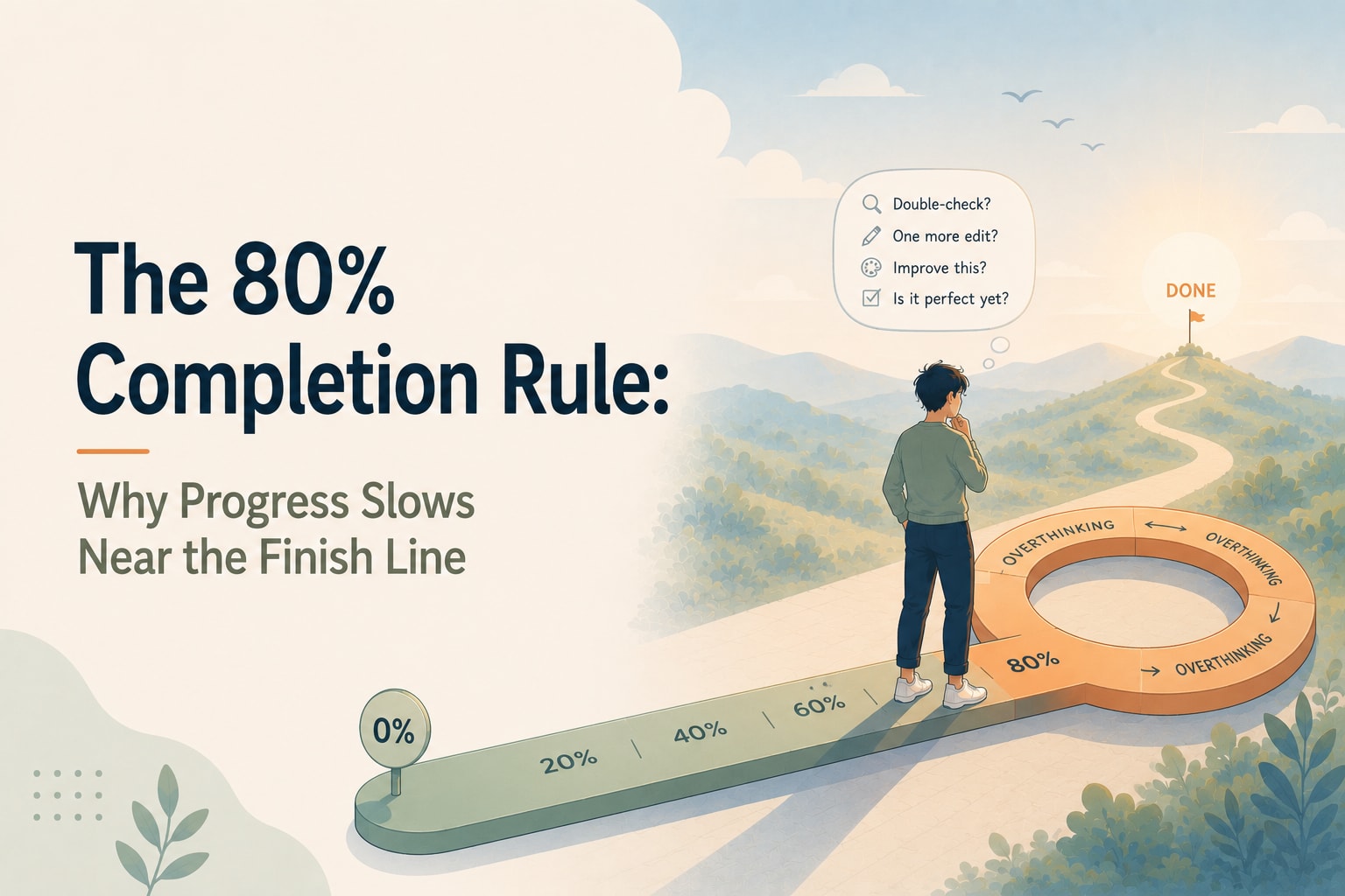 The 80% Completion Rule: Why Progress Slows Near the Finish Line