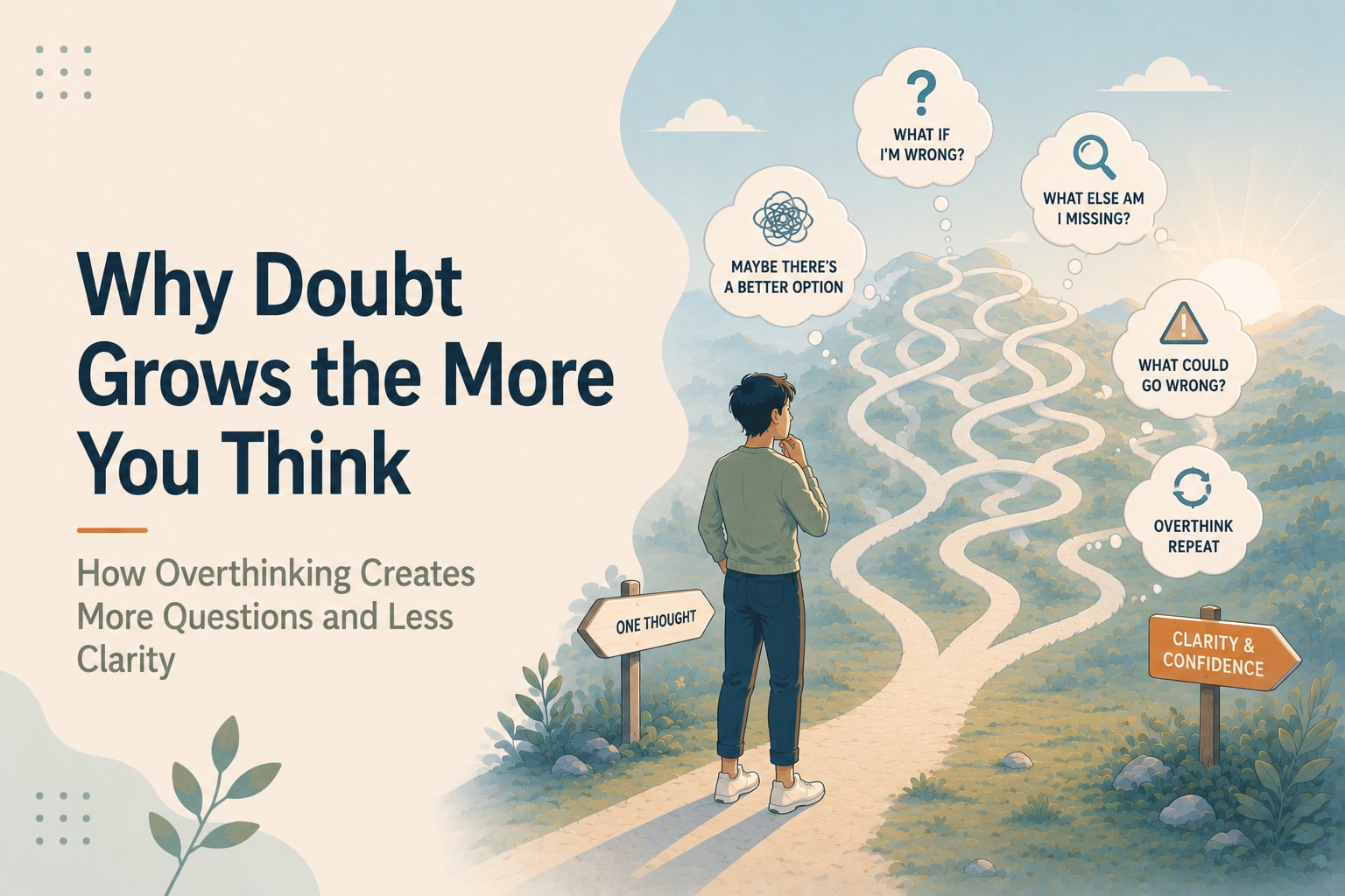 Why Doubt Grows the More You Think