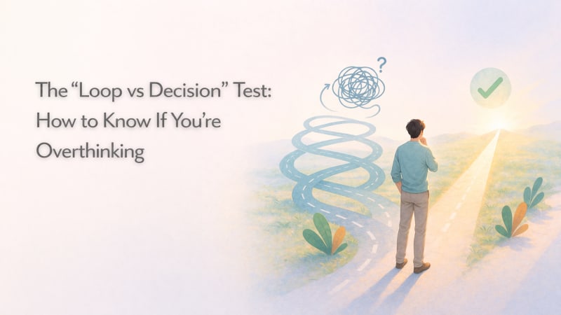 The “Loop vs Decision” Test: How to Know If You're Overthinking