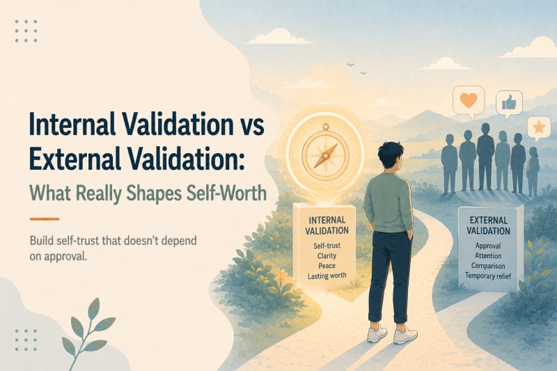 Internal Validation vs External Validation: What Really Shapes Self-Worth