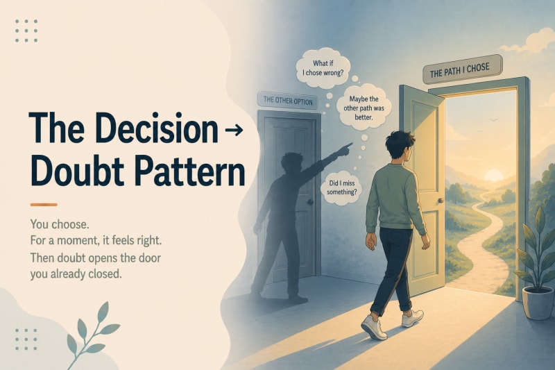 The Decision → Doubt Pattern