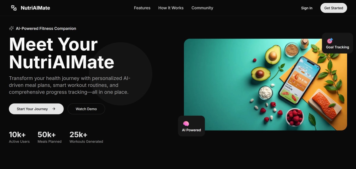 NutriAIMate — Your AI Nutrition & Workou...