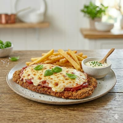 Milanesa con Papas