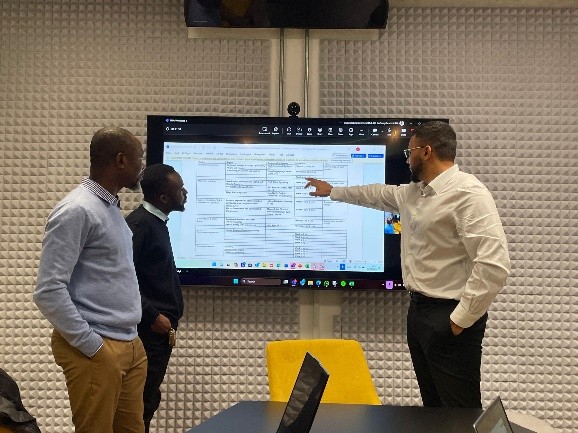 FSENSES GH in Project Planning Meeting with AiDiA – Afrodeutscher Startup Pitch