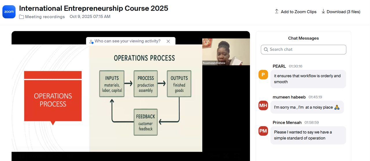 International Entrepreneurship Course Image 4