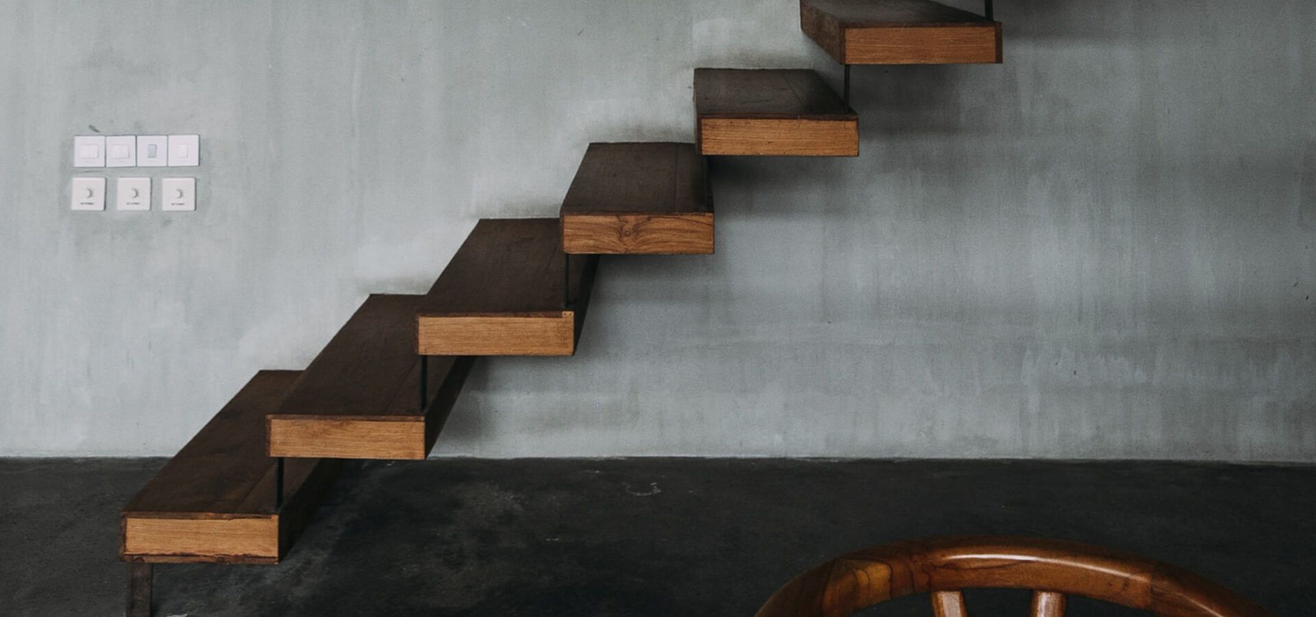 Escaleras de madera