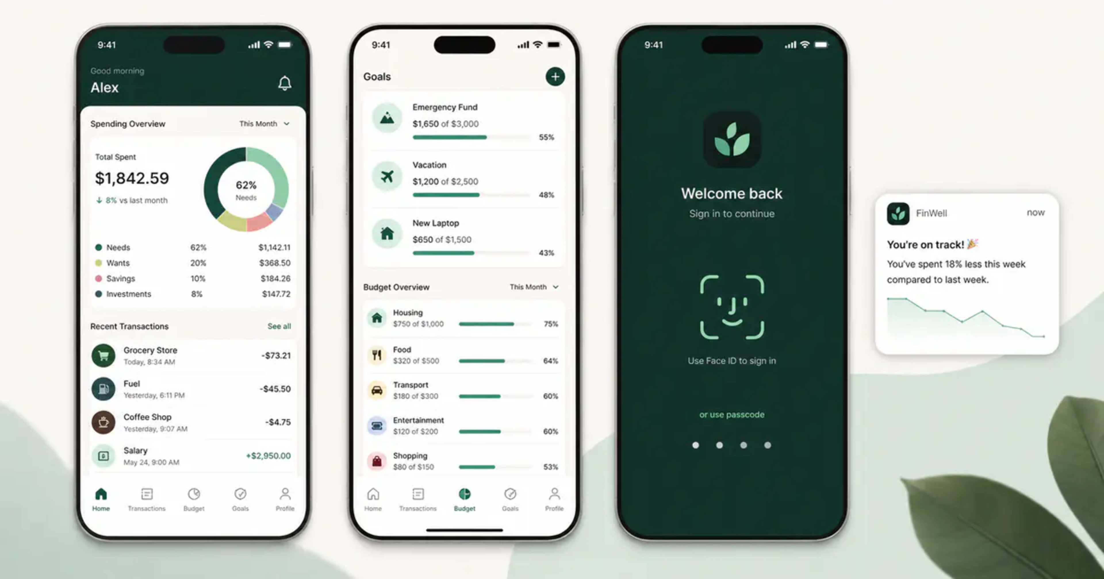 Cross-Platform Personal Finance Mobile App case study preview