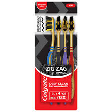 COLGATE ZIG ZAG BLACK/CHARCOAL TB