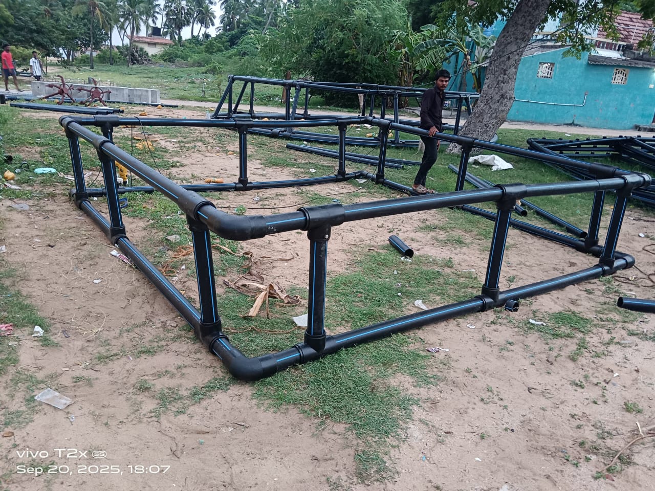 Swapro seaweed farming infrastructure