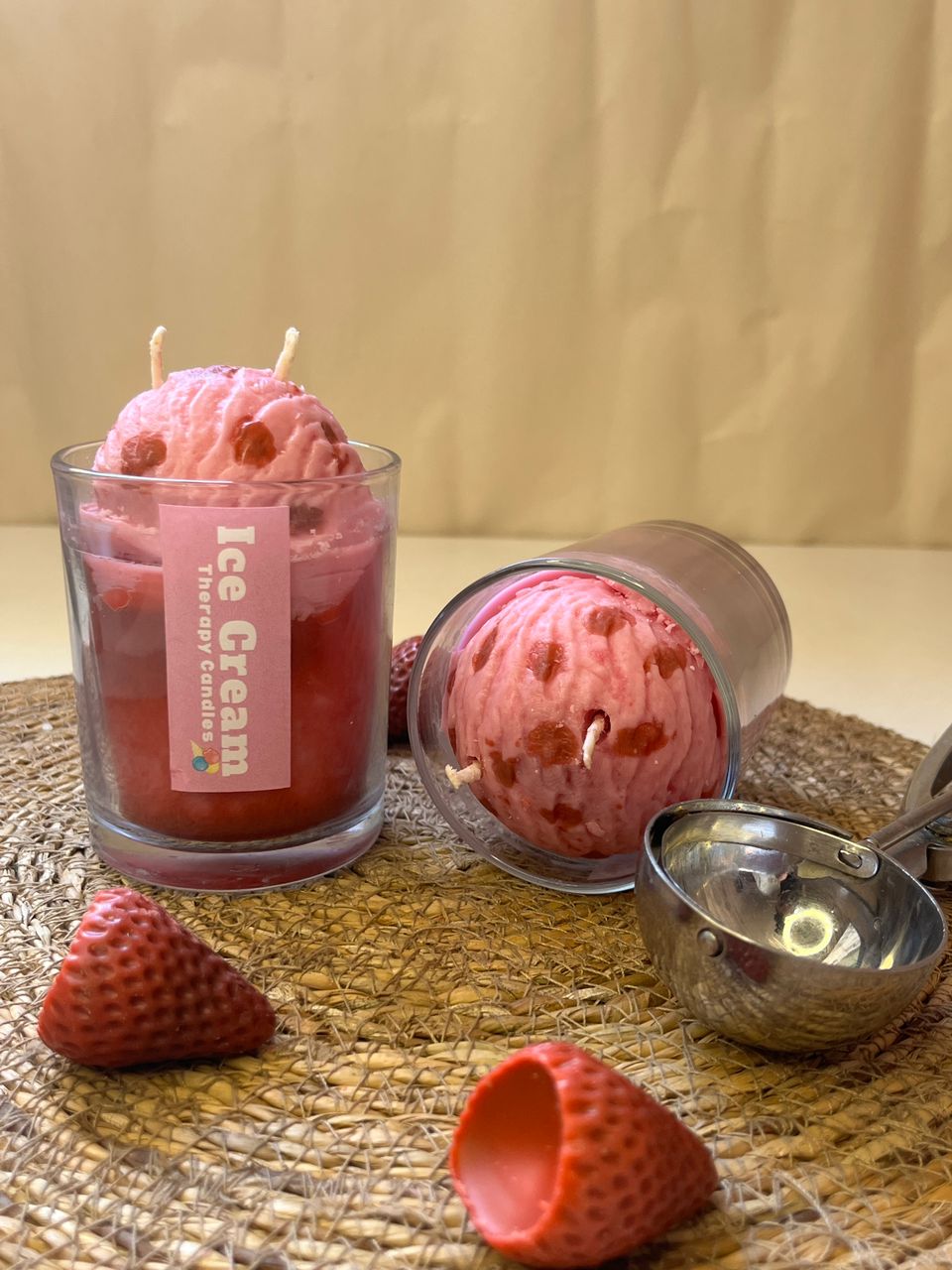 STRAWBERRY ICE CREAM