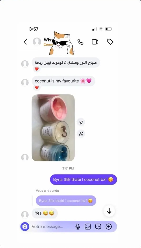 Avis client Instagram
