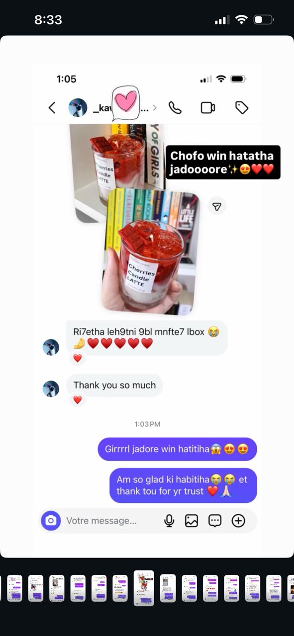 Avis client Instagram