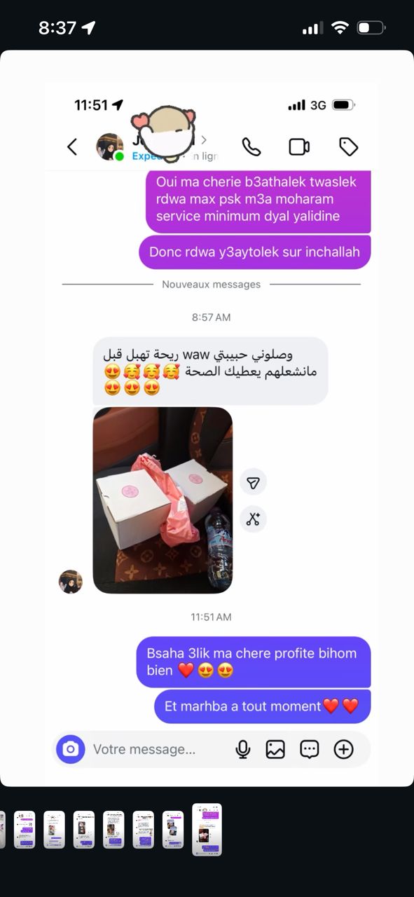 Avis client Instagram