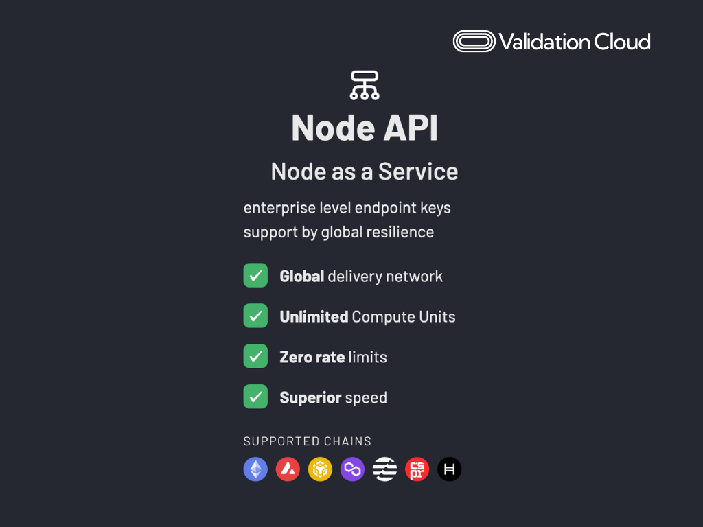 Node-as-a-Service from Validation Cloud