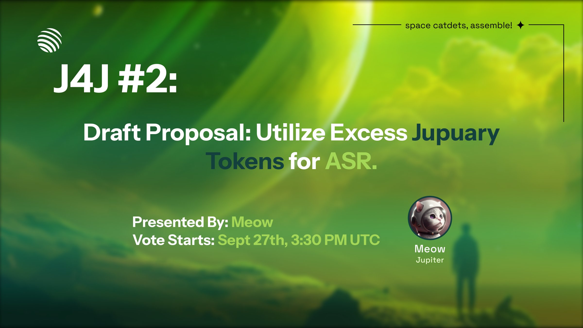 J4J #2: Utilize Excess Jupuary for ASR