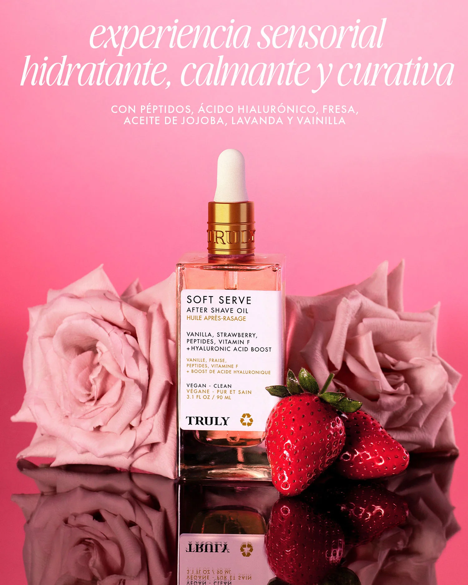 Truly Soft serve after shave oil