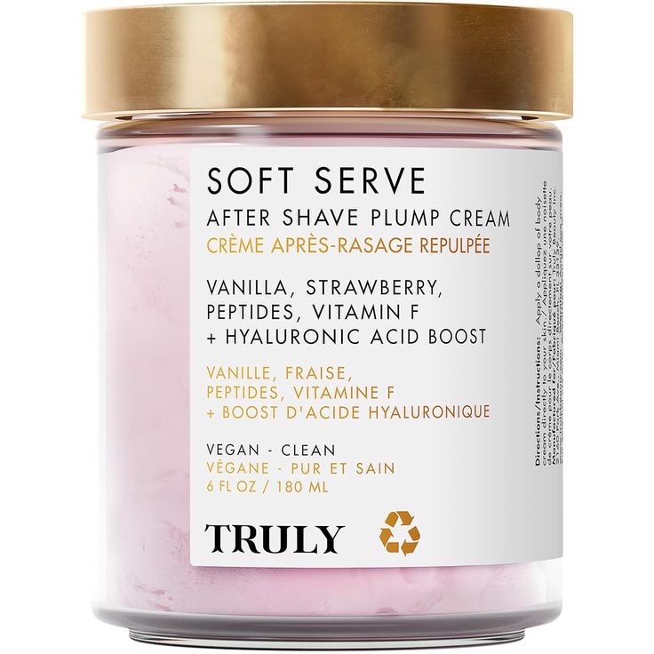 Soft serve after shave plump cream