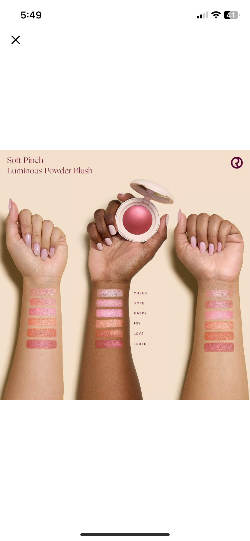 Rare beauty luminous powder blush