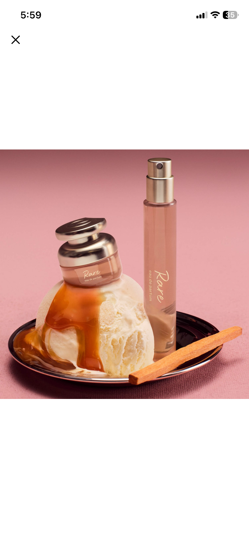 Rare beauty mini set perfume