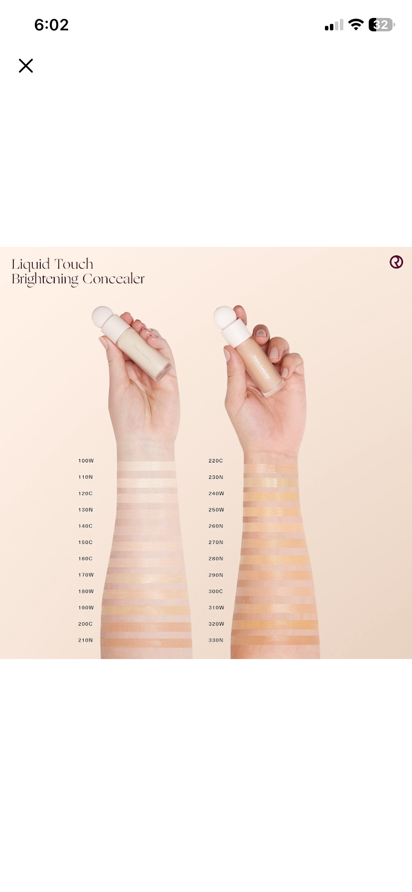 Rare beauty corrector líquido
