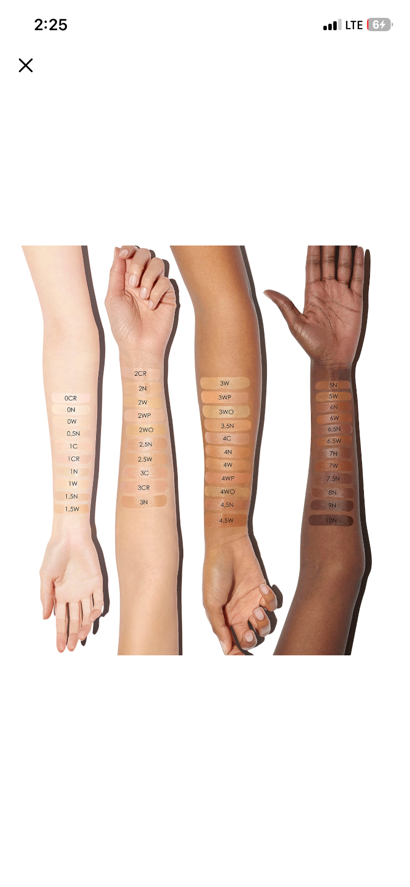 Dior face& body foundation