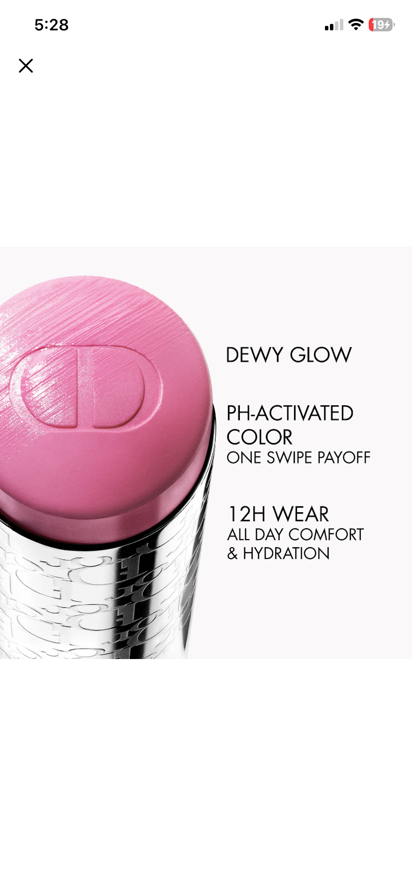 Dior rosy glow blush stick