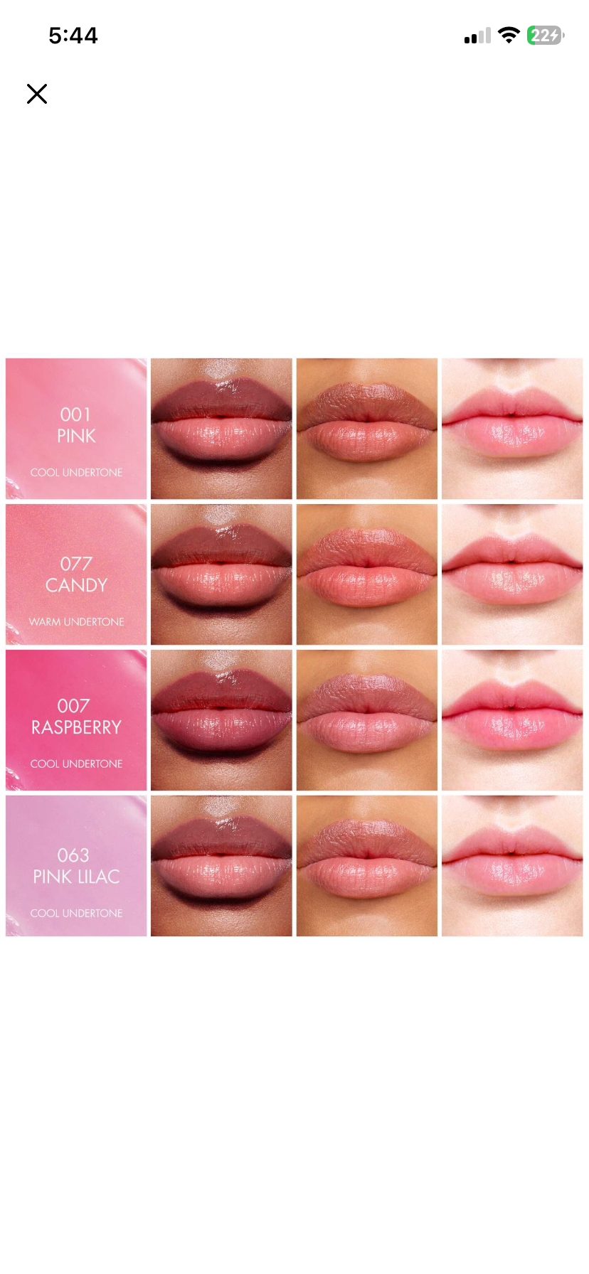 Dior addict lip glow balm