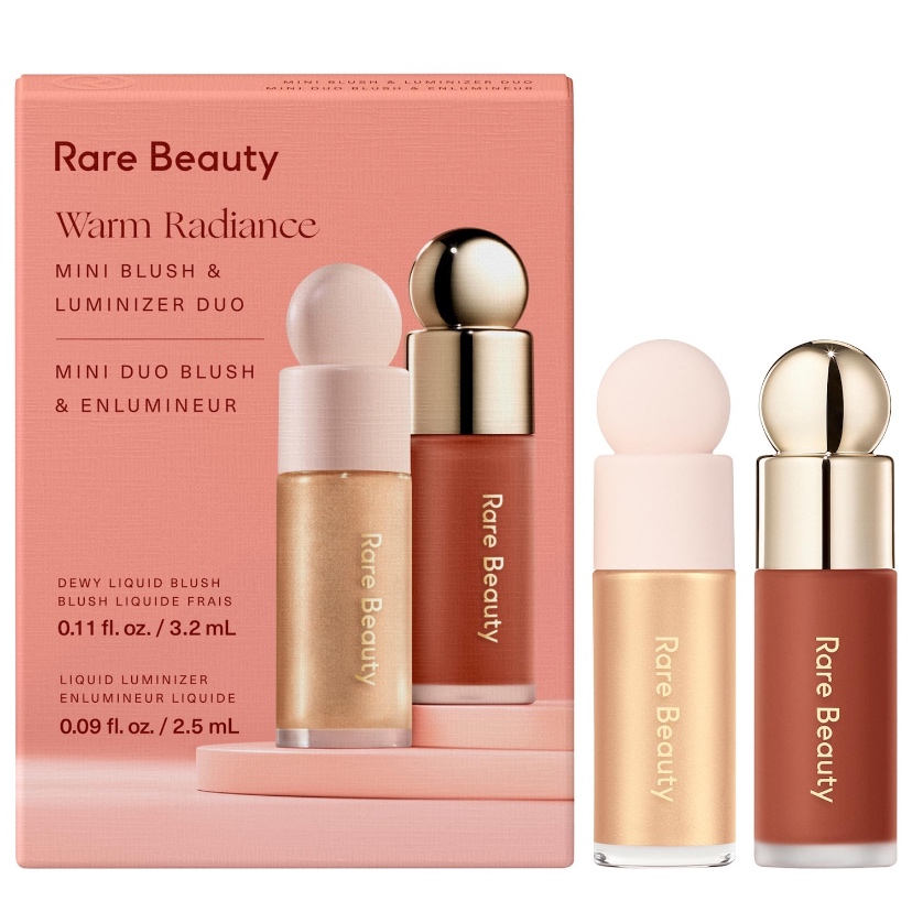 Rare beauty duo gift set -blush & iluminador