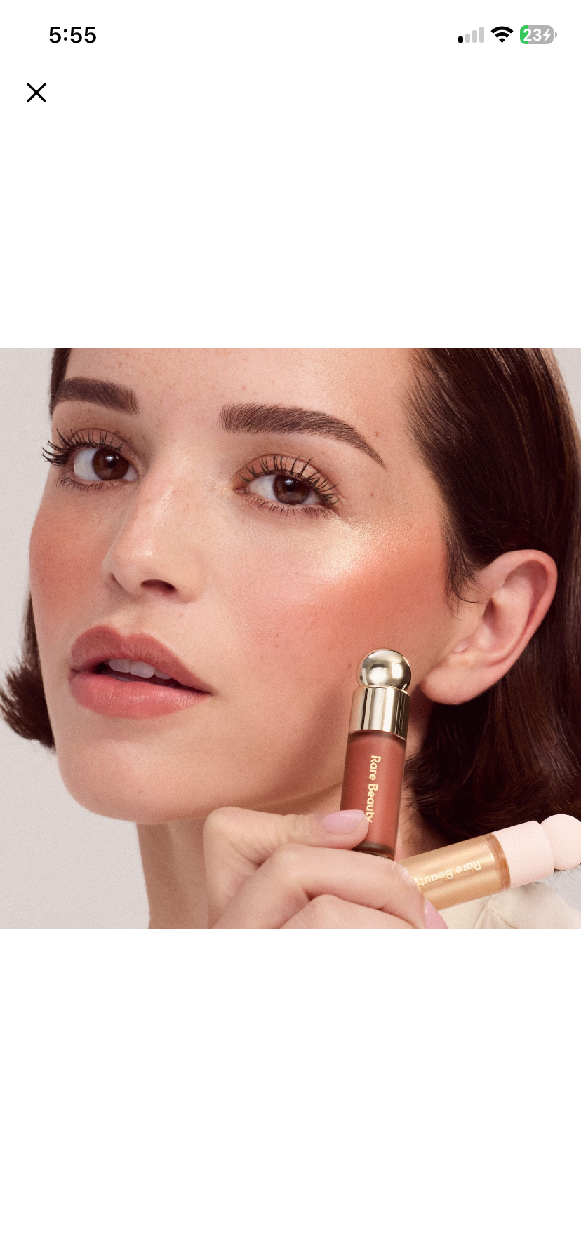 Rare beauty duo gift set -blush & iluminador