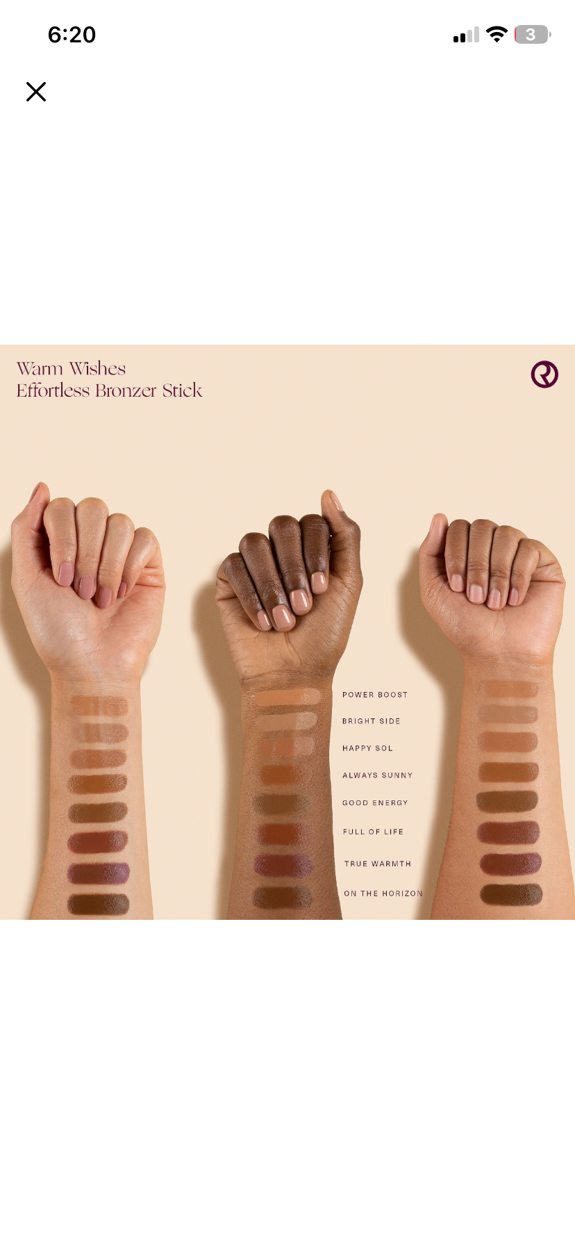 Rare beauty bronzer stick