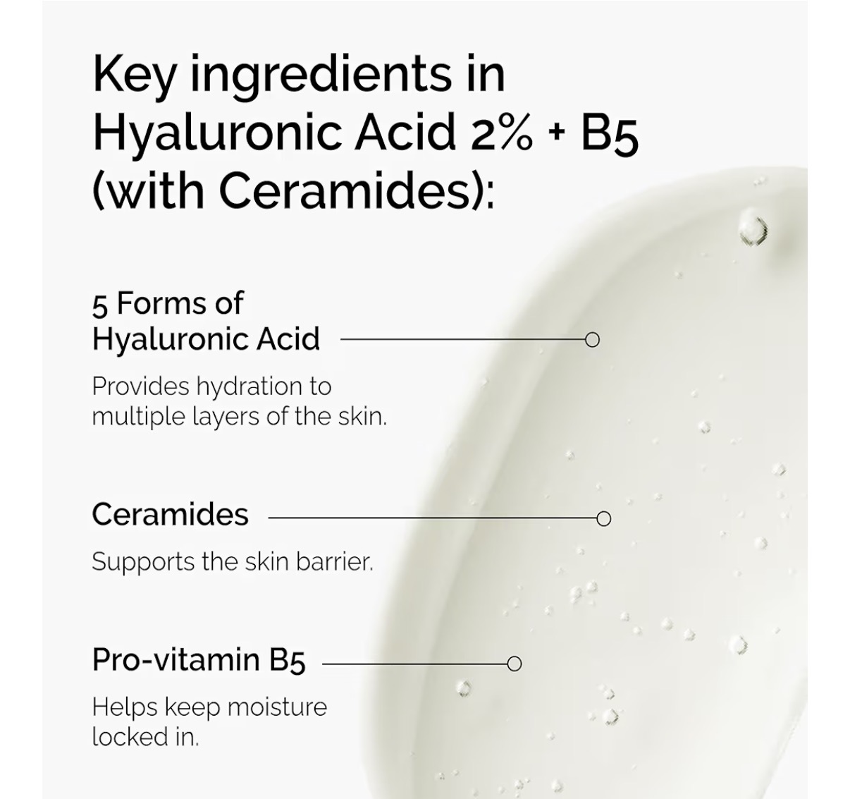 The ordinary serum ácido hialuronico