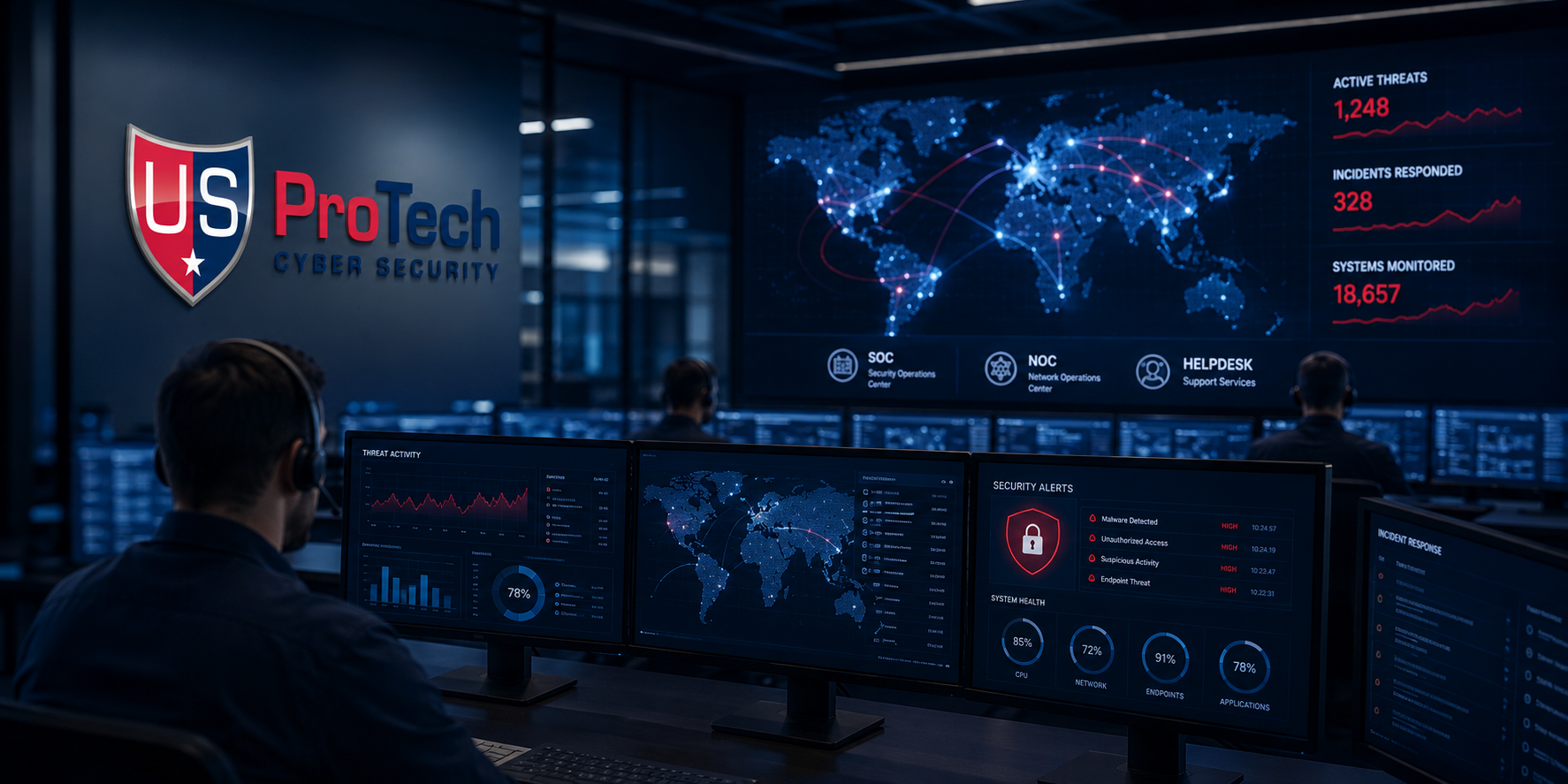 US ProTech cybersecurity operations and critical infrastructure support